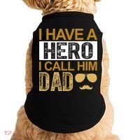 I Have A Hero I Call Him Dad Fathers Day Doggie Tank thumb 0