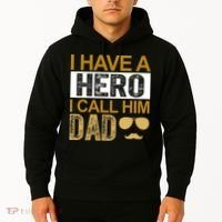 I Have A Hero I Call Him Dad Fathers Day Hoodie thumb 2