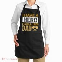 I Have A Hero I Call Him Dad Fathers Day Apron thumb 2