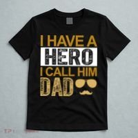 I Have A Hero I Call Him Dad Fathers Day T-Shirt thumb 5