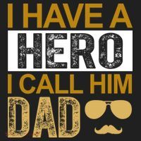I Have A Hero I Call Him Dad Fathers Day Tumbler thumb 3