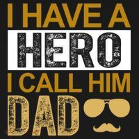 I Have A Hero I Call Him Dad Fathers Day Mousepad thumb 1