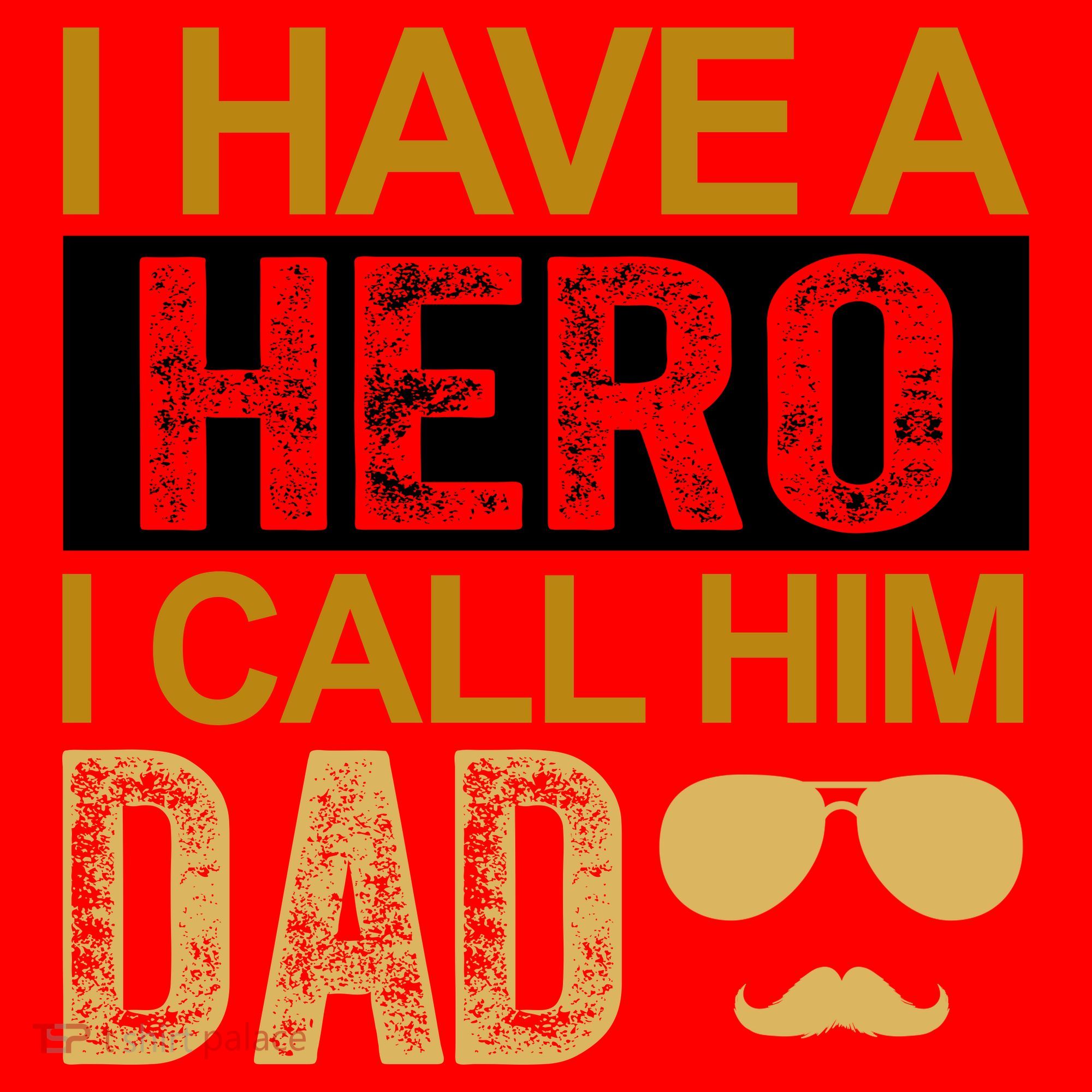 I Have A Hero I Call Him Dad Fathers Day Santa Hat