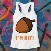 Im Hit Acorn Meme Funny Cop Parody 2024 Police Women's Tank Top thumb 3