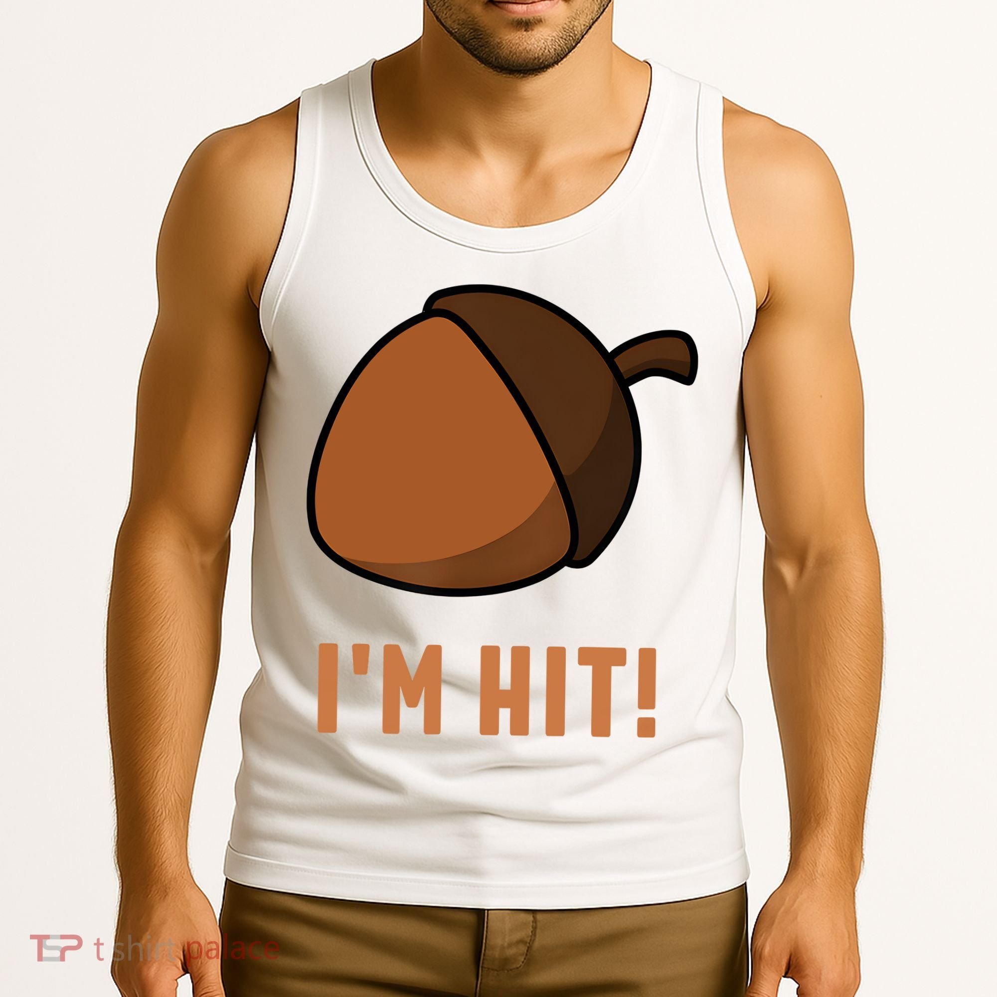 Im Hit Acorn Meme Funny Cop Parody 2024 Police Tank Top