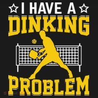 I Have A Drinking Problem Pickleball Paddle Doggie Tank thumb 4