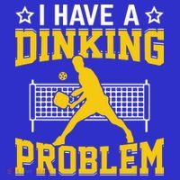 I Have A Drinking Problem Pickleball Paddle Mousepad thumb 1