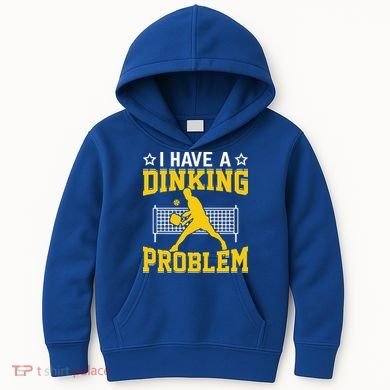I Have A Drinking Problem Pickleball Paddle Kids Hoodie