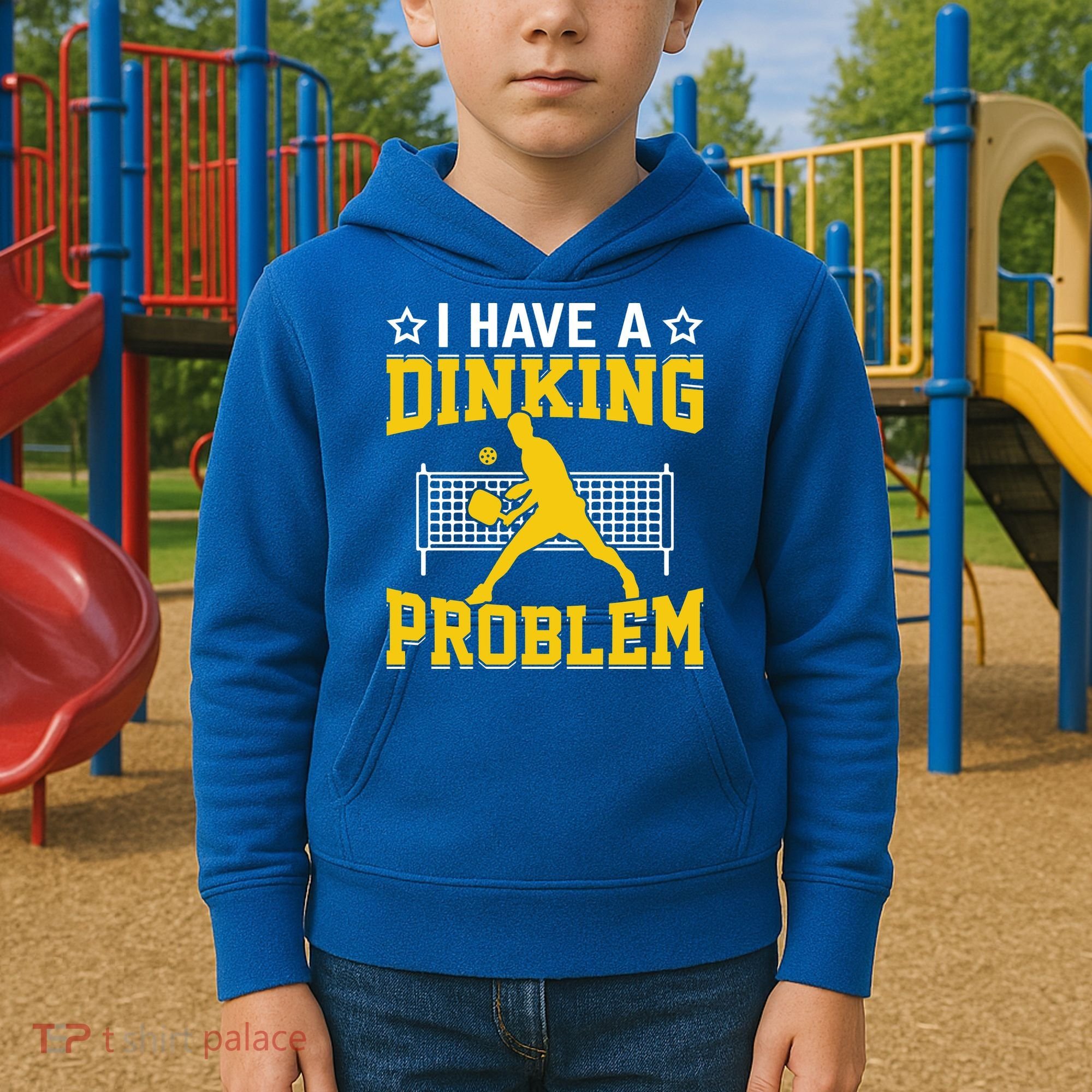 I Have A Drinking Problem Pickleball Paddle Kids Hoodie