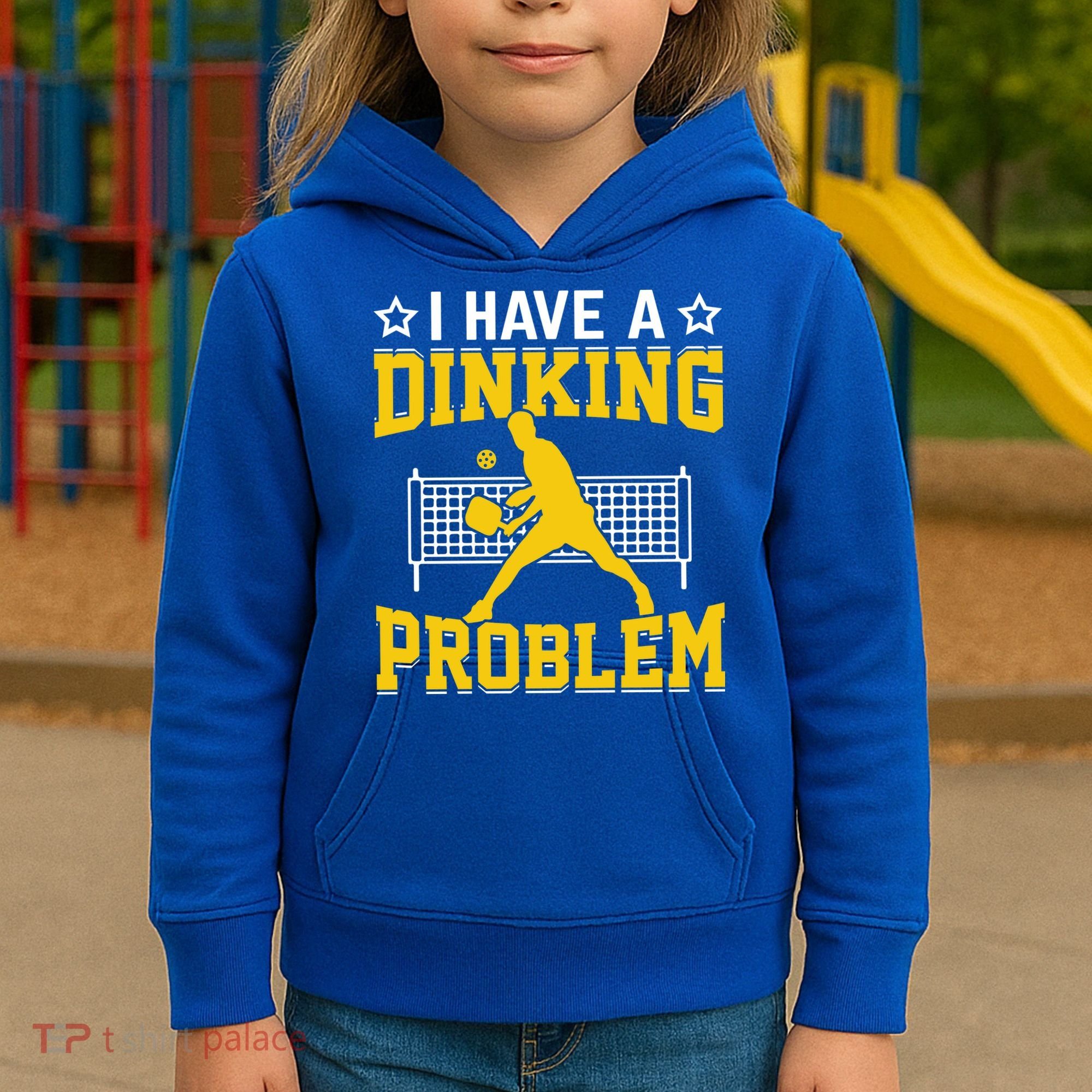 I Have A Drinking Problem Pickleball Paddle Kids Hoodie