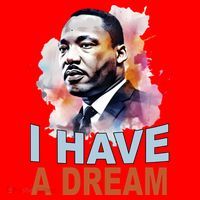 I Have A Dream Martin Luther King Jr. Mlk Day Santa Hat thumb 1