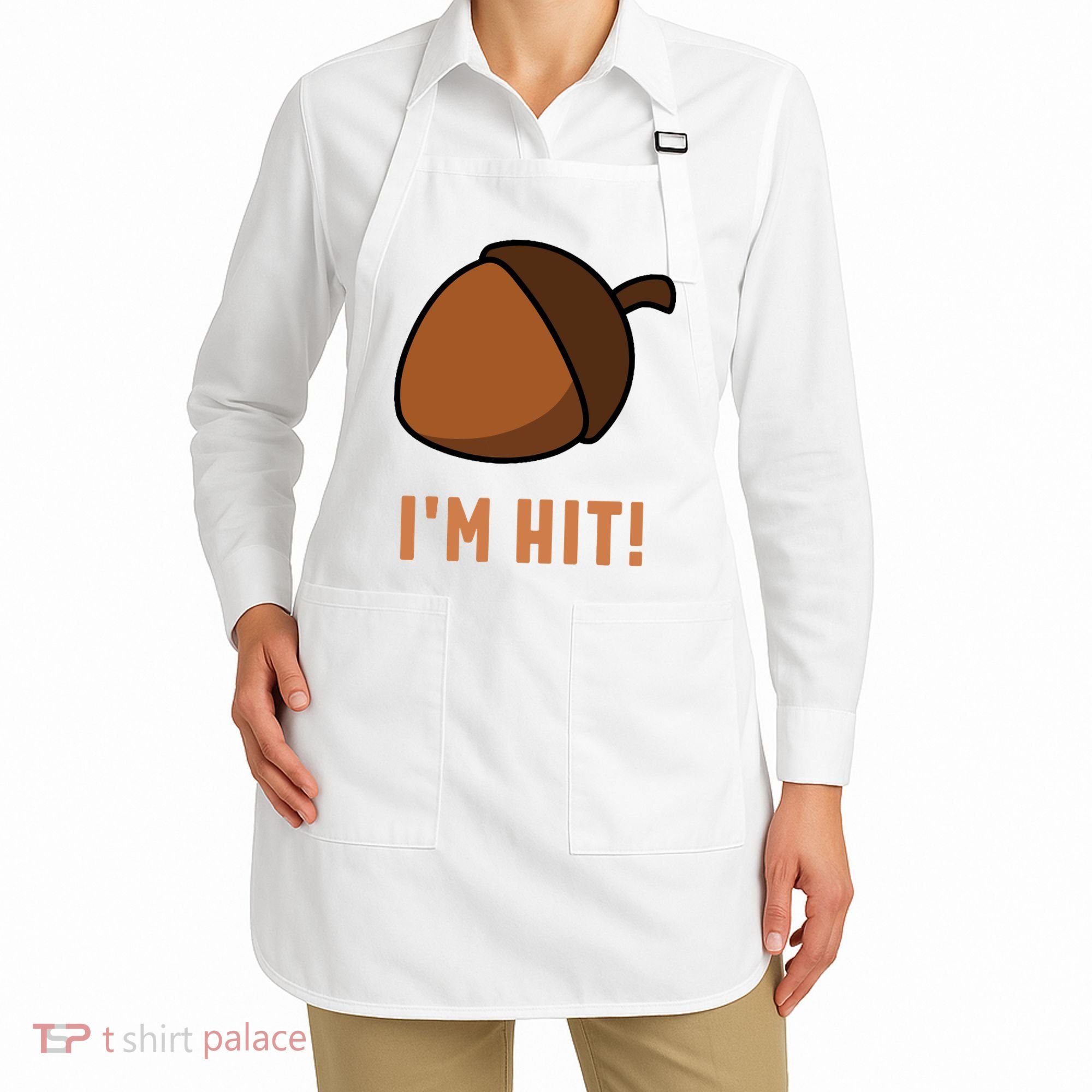 Im Hit Acorn Meme Funny Cop Parody 2024 Police Apron