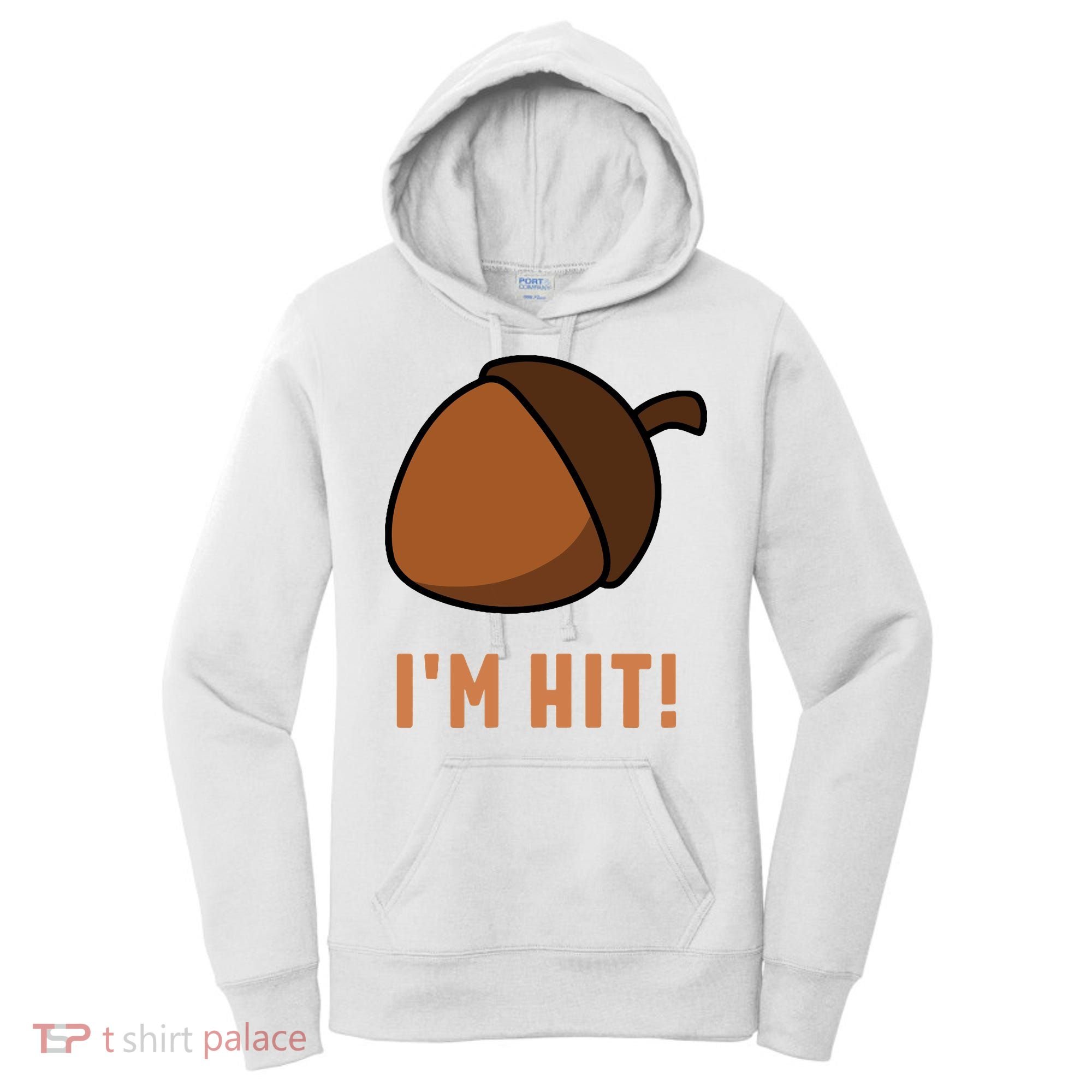 Im Hit Acorn Meme Funny Cop Parody 2024 Police Women's Hoodie