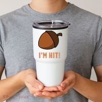 Im Hit Acorn Meme Funny Cop Parody 2024 Police Tumbler thumb 2