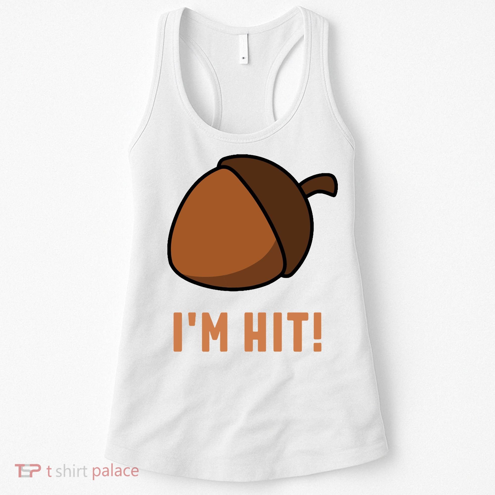 Im Hit Acorn Meme Funny Cop Parody 2024 Police Women's Tank Top