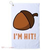 Im Hit Acorn Meme Funny Cop Parody 2024 Police Golf Towel thumb 0