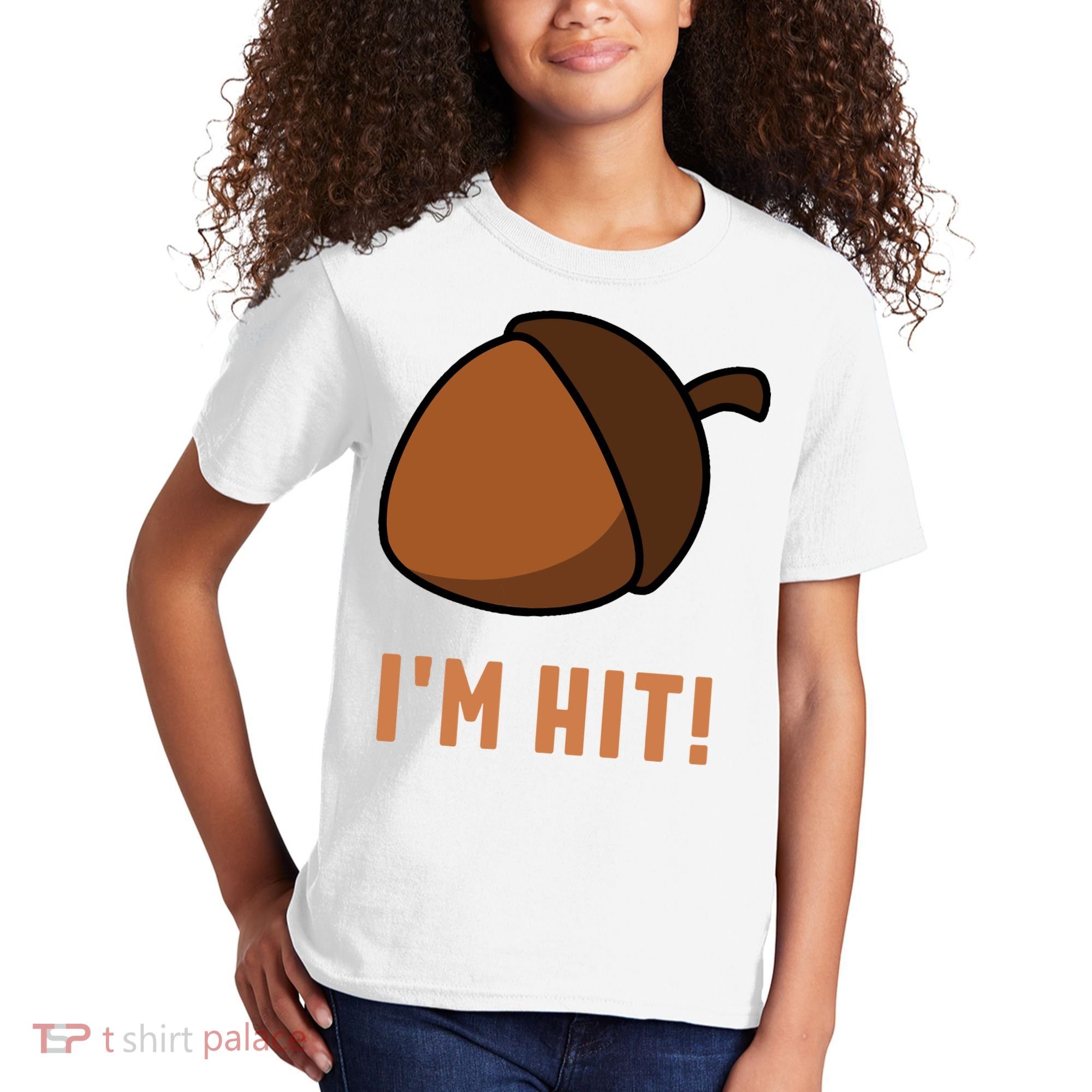 Im Hit Acorn Meme Funny Cop Parody 2024 Police Kids T-Shirt
