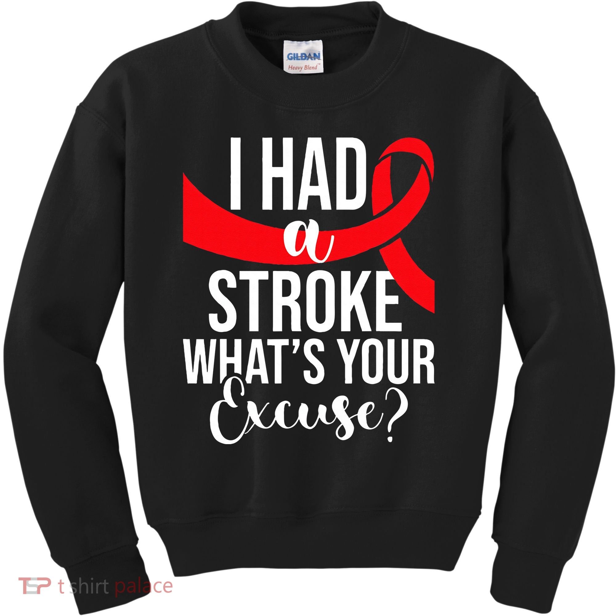 I Had A Stroke Stroke Survivor Red Awareness Ribbon Kids Sweatshirt