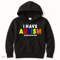 I Have Autism Please Be Patient Kids Hoodie thumb 0