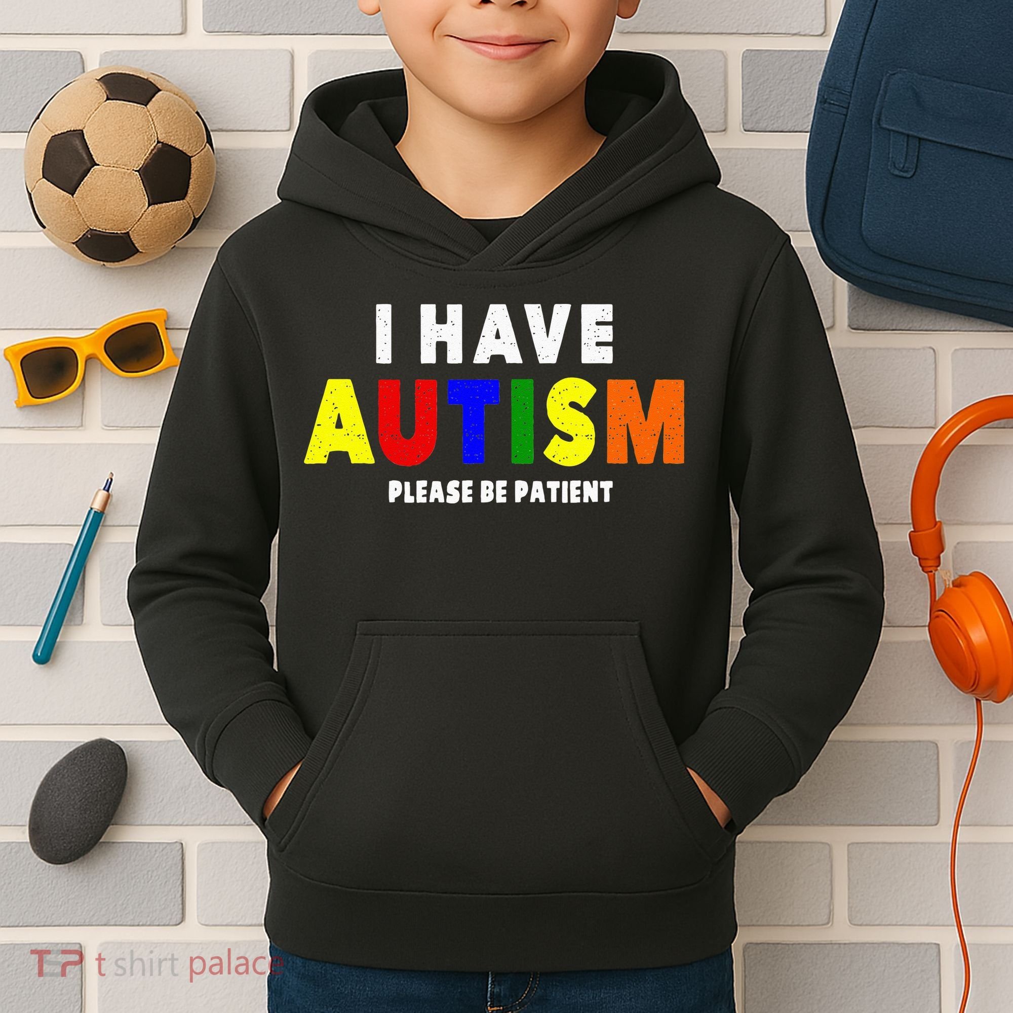 I Have Autism Please Be Patient Kids Hoodie