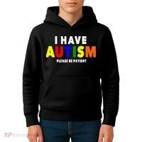 I Have Autism Please Be Patient Kids Hoodie thumb 4