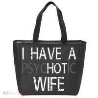 I Have A Psychotic Wife Tote Bag thumb 0