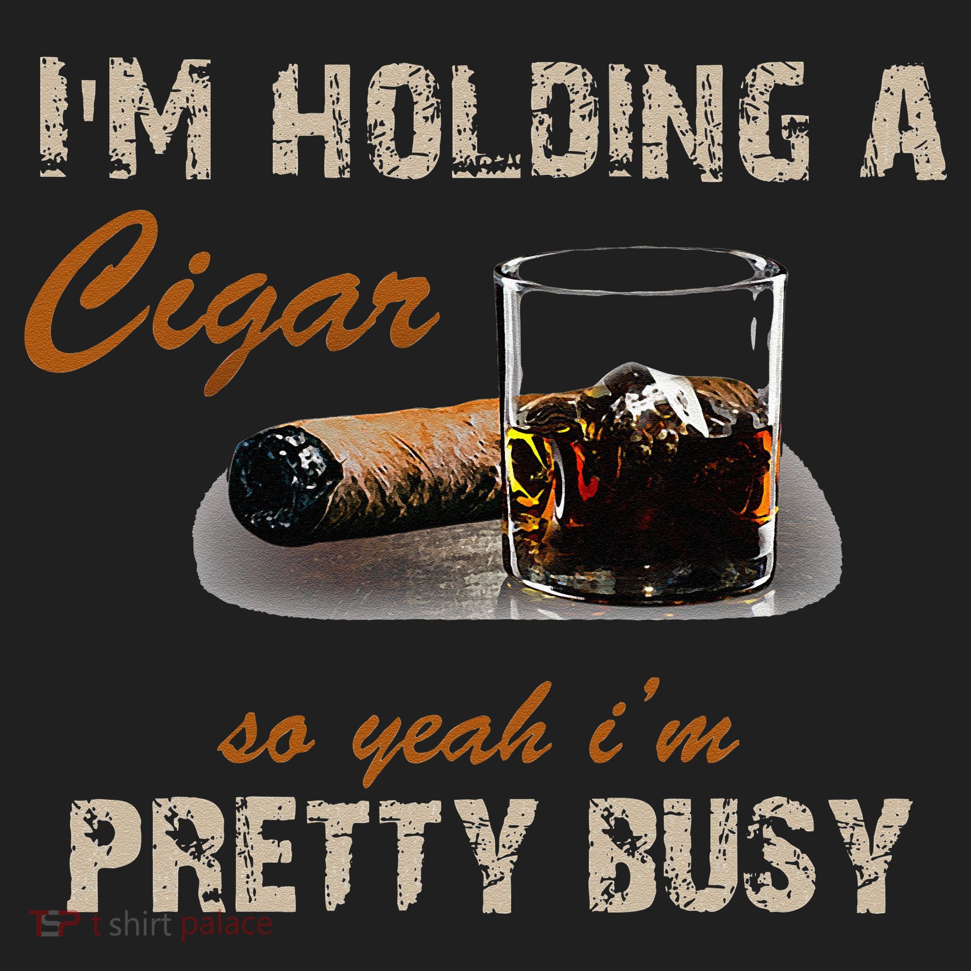 IM Holding A Cigar So Yeah IM Pretty Busy Cigar Beanie