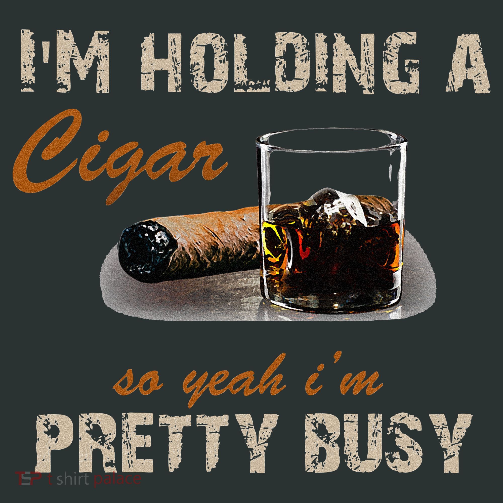 IM Holding A Cigar So Yeah IM Pretty Busy Cigar Mousepad