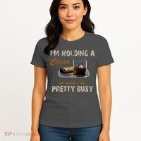 IM Holding A Cigar So Yeah IM Pretty Busy Cigar Women's T-Shirt thumb 4