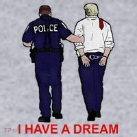 I Have A Dream Police Arrest Trump Women's Sweatshirt thumb 2