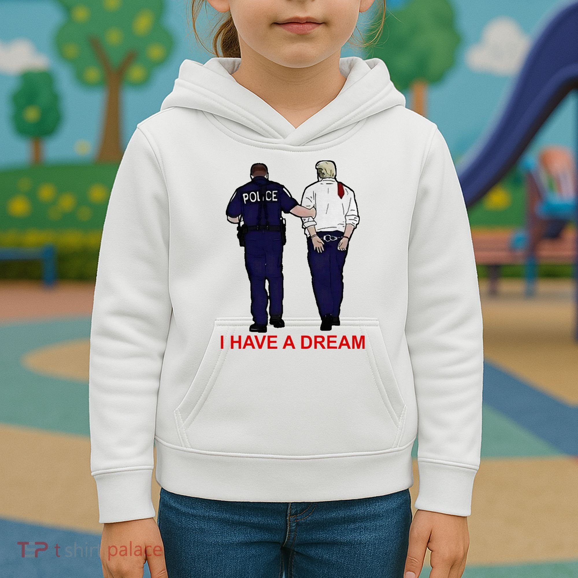 I Have A Dream Police Arrest Trump Kids Hoodie