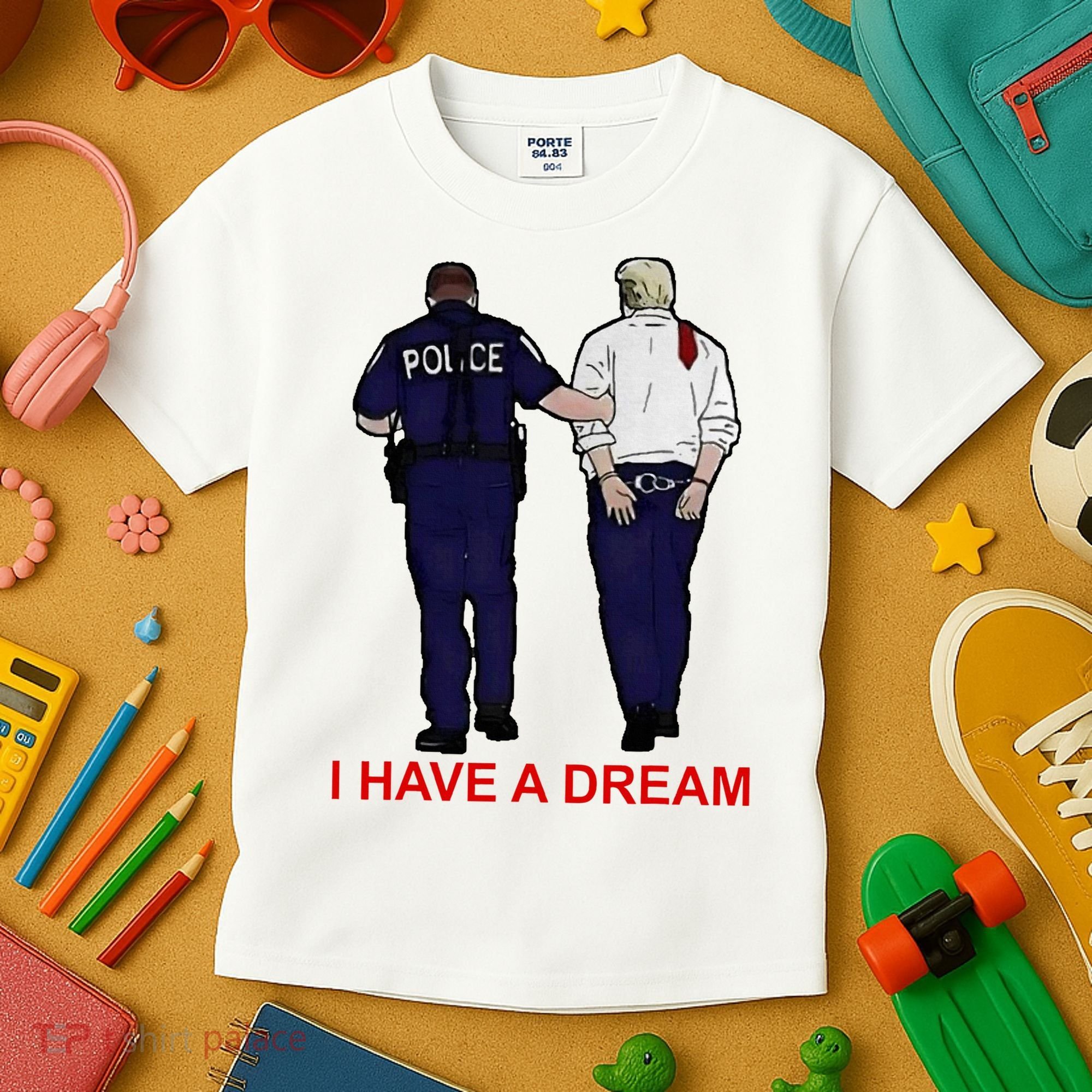 I Have A Dream Police Arrest Trump Kids T-Shirt