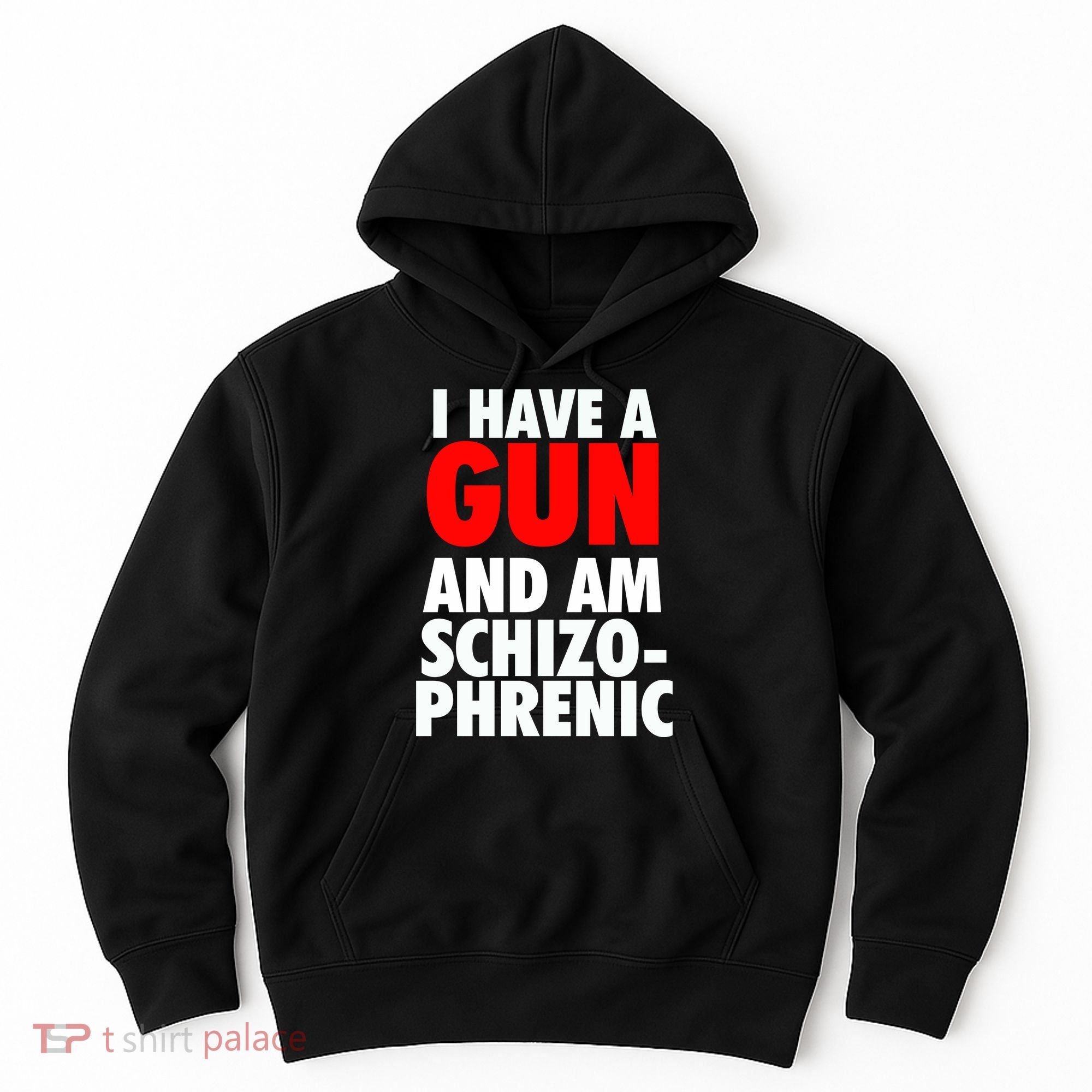 I Have A Gun And Am Schizophrenic Hoodie