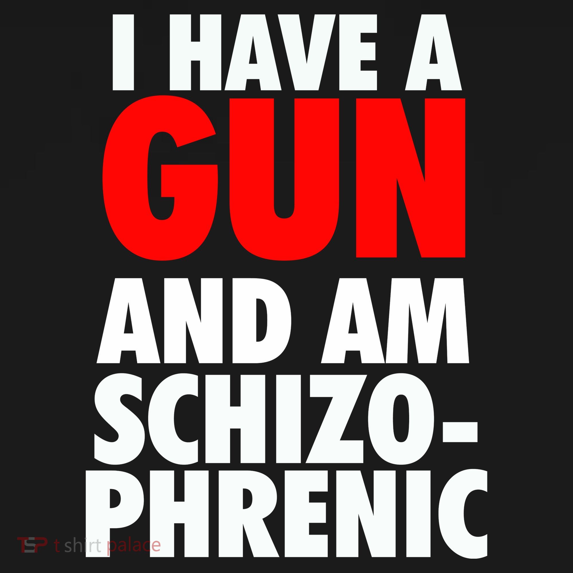 I Have A Gun And Am Schizophrenic Long Sleeve Shirt