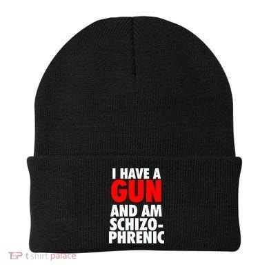 I Have A Gun And Am Schizophrenic Beanie