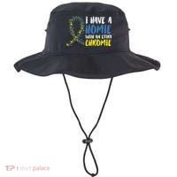 I Have A Homie With An Extra Chromie Down Syndrome Bucket Hat thumb 0