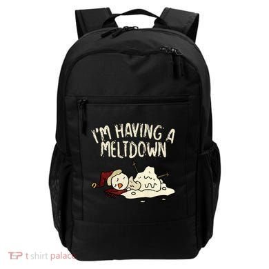 I'm Having A Meltdown Funny Snowman Backpack
