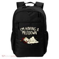 I'm Having A Meltdown Funny Snowman Backpack thumb 0