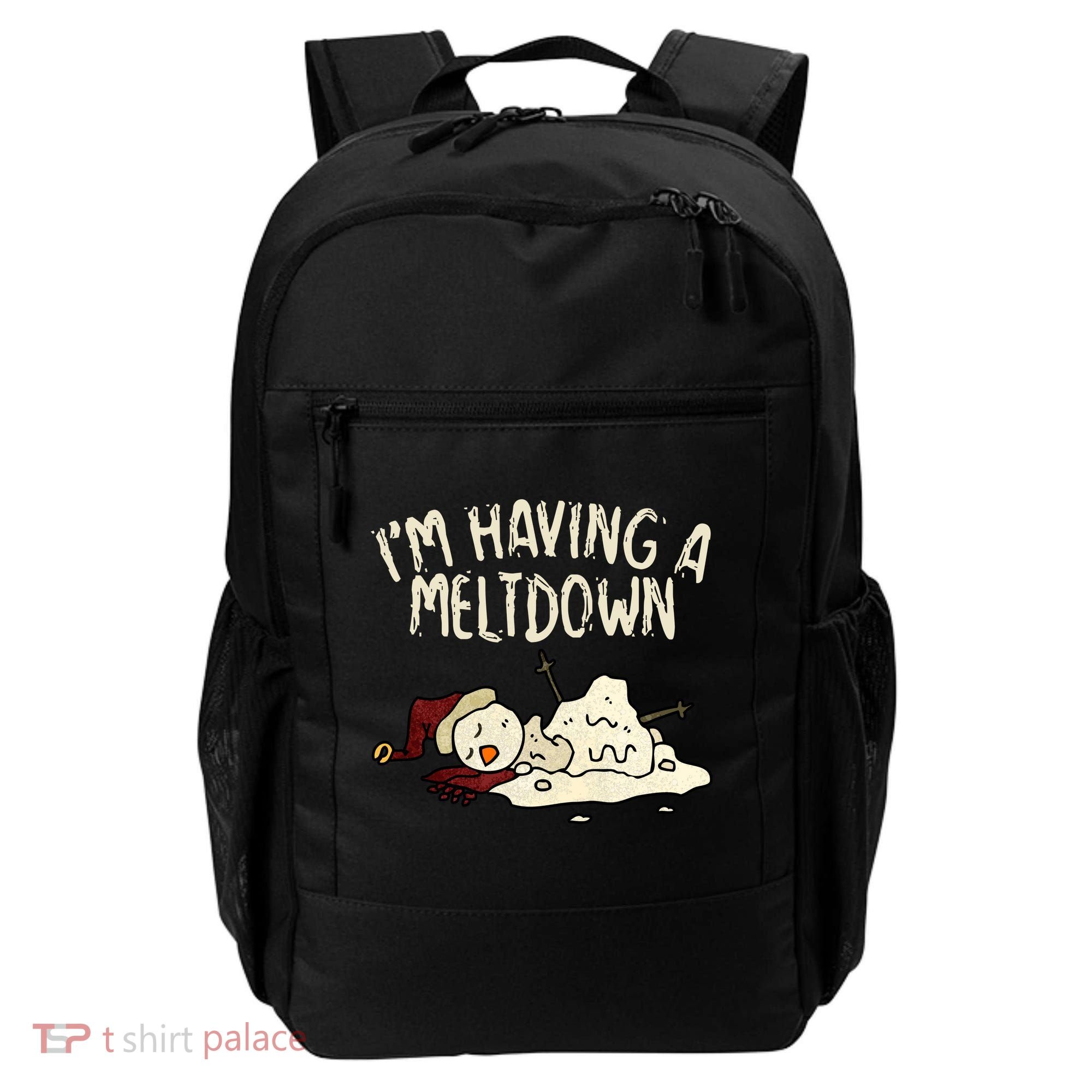 I'm Having A Meltdown Funny Snowman Backpack