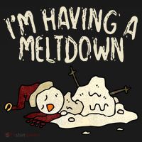 I'm Having A Meltdown Funny Snowman Backpack thumb 2