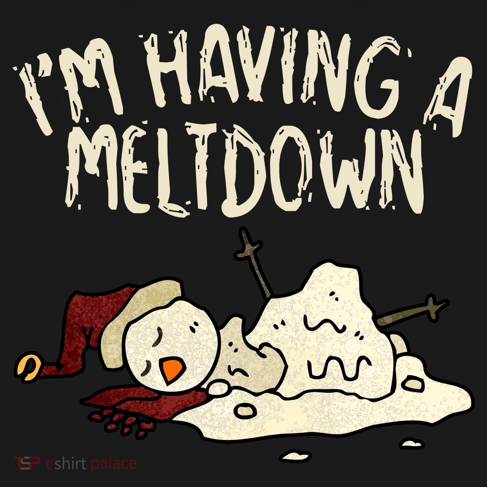 I'm Having A Meltdown Funny Snowman Backpack