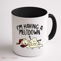 I'm Having A Meltdown Funny Snowman Coffee Mug thumb 1