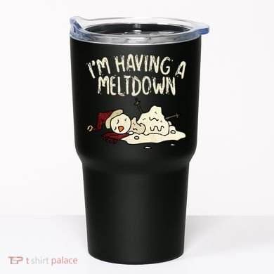 I'm Having A Meltdown Funny Snowman Tumbler