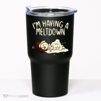 I'm Having A Meltdown Funny Snowman Tumbler thumb 0