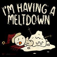 I'm Having A Meltdown Funny Snowman Ornament thumb 1