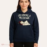 I'm Having A Meltdown Funny Snowman Hoodie thumb 5