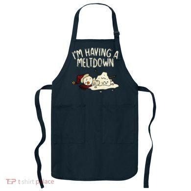 I'm Having A Meltdown Funny Snowman Apron