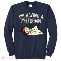 I'm Having A Meltdown Funny Snowman Sweatshirt thumb 0
