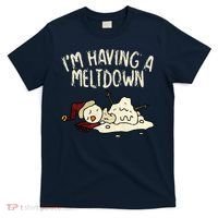 I'm Having A Meltdown Funny Snowman T-Shirt thumb 0