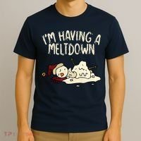 I'm Having A Meltdown Funny Snowman T-Shirt thumb 3